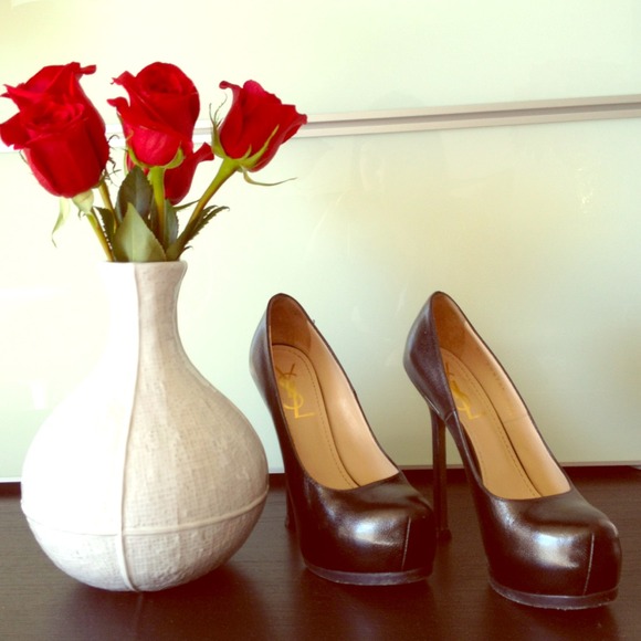 RESERVED YSL Trib Too Platform Pumps
