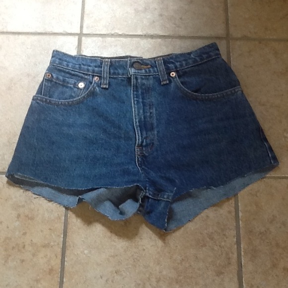 Levi's high waisted shorts