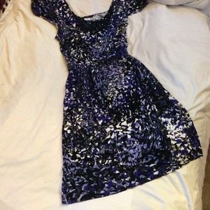 Modern print jersey dress🎀