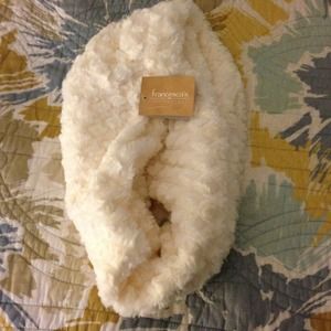 Francesca's creme colored infinity scarf