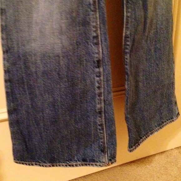 Nwot sz 4R AE distressed md wash artist jeans - Picture 3 of 4