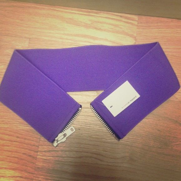 BRAND NEW W TAGS American Apparel zipper belt!