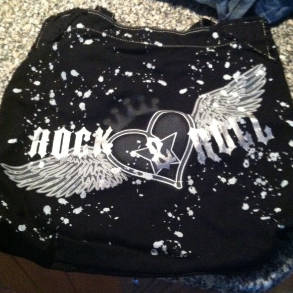 Rock & roll beach tote