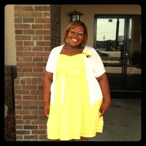 Torrid Yellow Summer dress. Size 24 Plus.