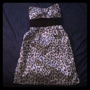 Animal print dress