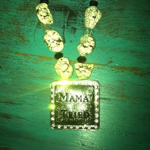 Mama tried stone necklace