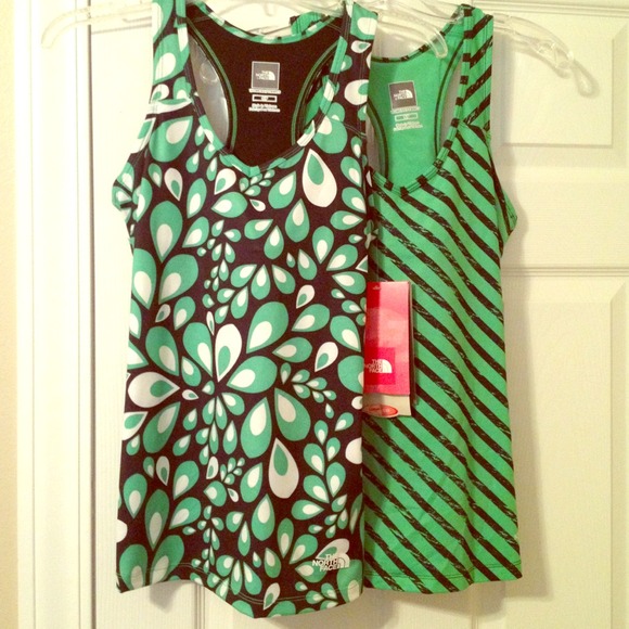 🎈SOLD🎈North Face yoga running tops- TWO TOPS