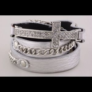 Wrap Around Cross Bracelet