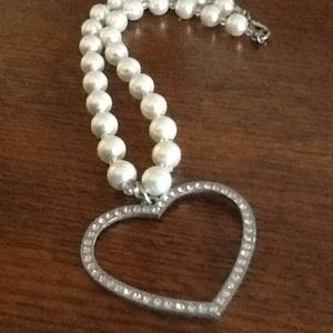 Si Si Amber Swarovski crystal necklace.