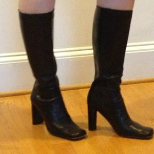 Kenneth Cole knee high boots with 4inch heels