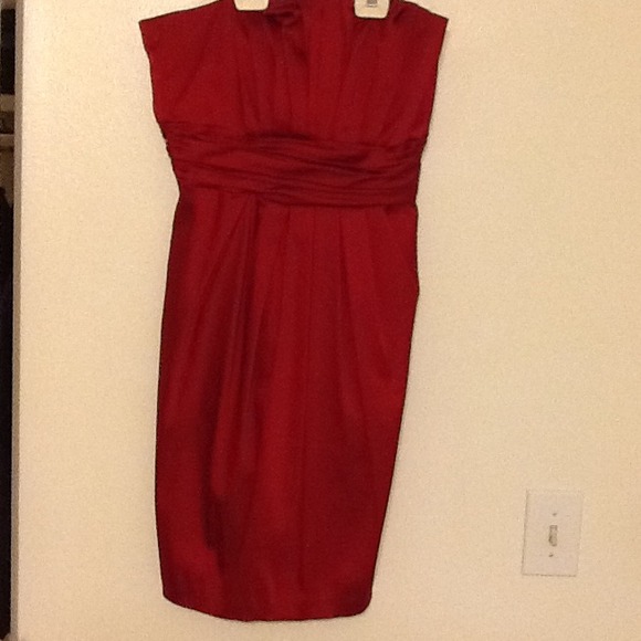 White House Black Market strapless dress