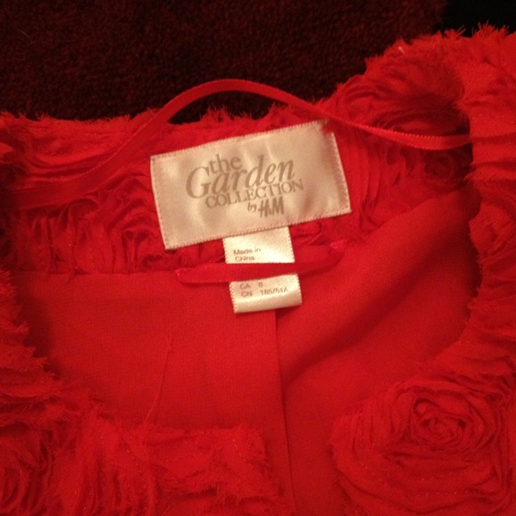 💥SOLD💥H&M Rose Embellished Jacket - Picture 4 of 4