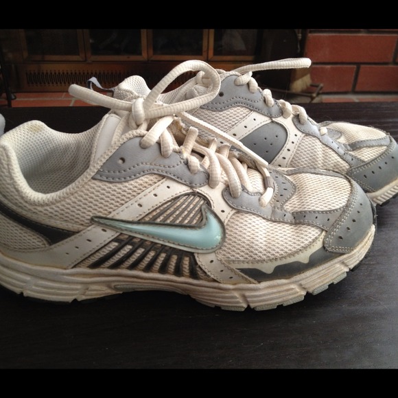 Nike Blue & White Tennis Shoes