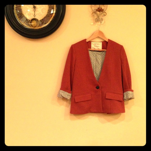 -Reserved -Anthropologie blazer size small