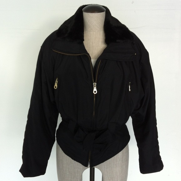 Andrew Marc New York - Cropped Black Jacket - Picture 1 of 2