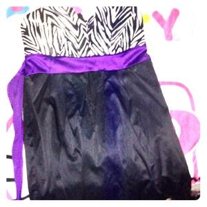 ❌SOLD❌Plus size dress, Zebra print ❤