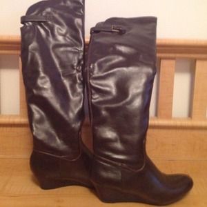 Boots...leather Victoria's Secret