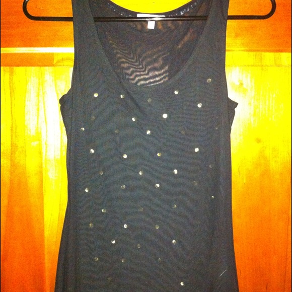 Charlotte Russe Sleeveless Dressy Shirt