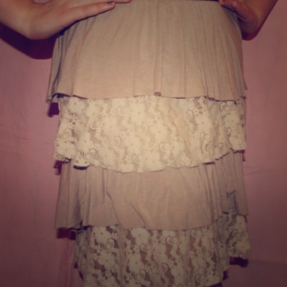 Lace skirt!! Super cute and comfy❤