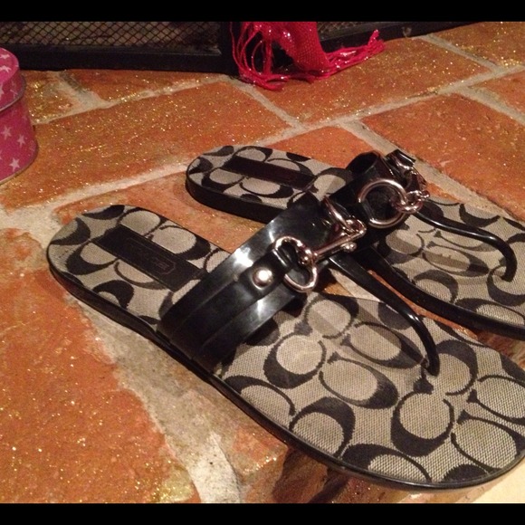 Coach Shoes - Coach Buckle sandals size 8