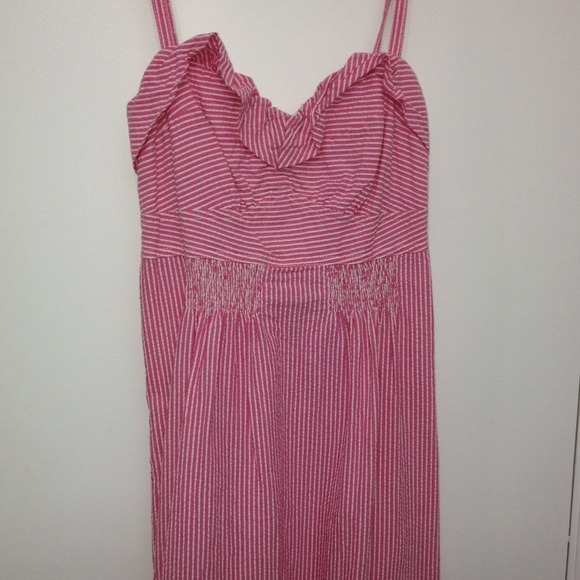 NWOT Pink/light red American Eagle stripe dress
