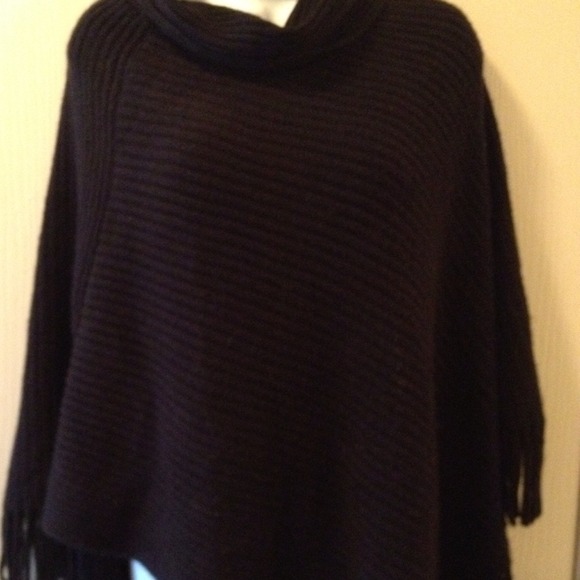 SOLD!!!!Black Pancho