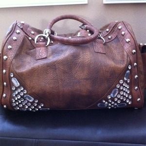 Reduced 🎀! Large Embellished tote/duffle