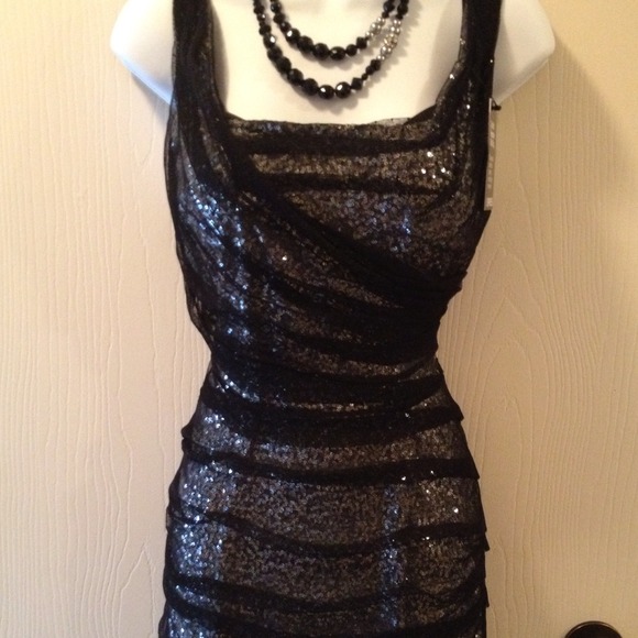 Black sparkle dress