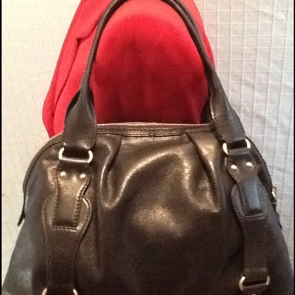 SOLD🔥Black Michael Kors Lattington Satchel - Picture 3 of 4