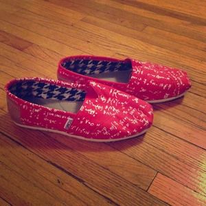 TOMS Calculus Writing Shoes, Women's Size 7.5 New