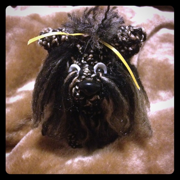 Loving Crochet Shitsu Puppy Doll handmade NEW