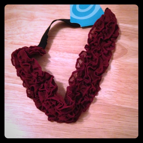 Cute Burgundy Headband