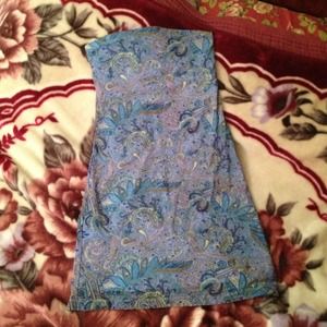 Express strapless dress/Sweater Bundle