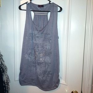 Gray tank top