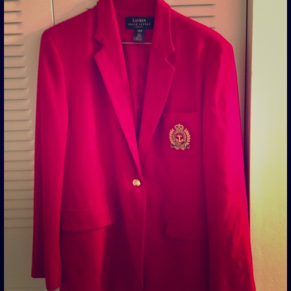 💢Sold💢& BUNDLEDRalph Lauren Crested Blazer