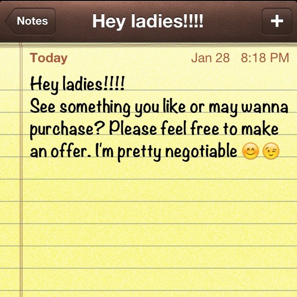 Make me an offer 😊
