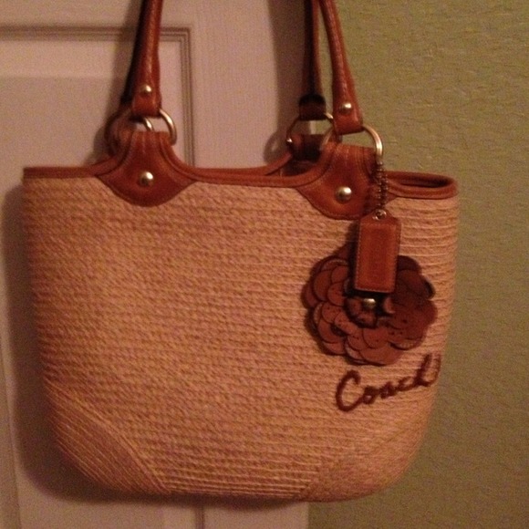Coach Straw Bag