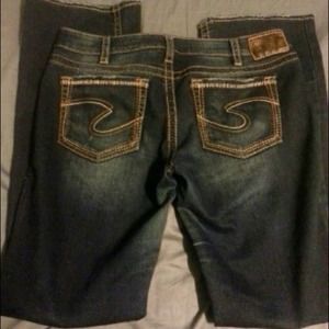 Size 33X35 Silver jeans