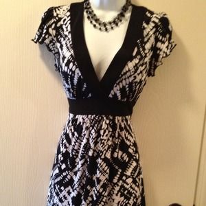 SOLD!!!! Black and white dress