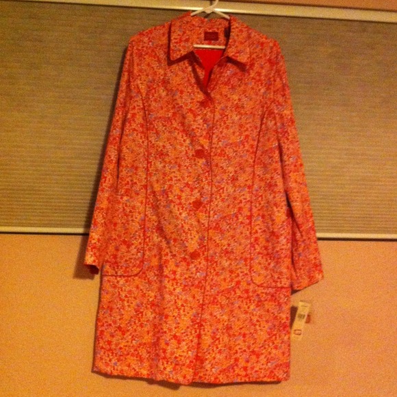 Floral Raincoat