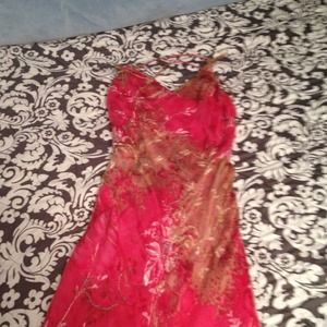 Marked ⬇️Beautifully beaded detail dress by Cache