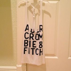 Abercrombie & Fitch open back tank crop top