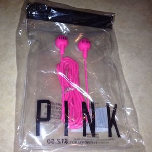 V.S Pink head phones limited edition
