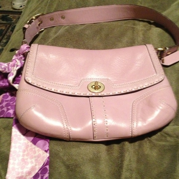 Leather Coach purse