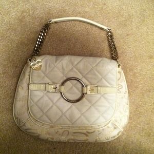 BeBe white purse (medium size)