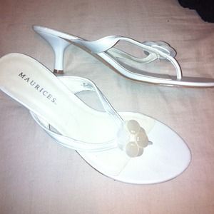 Size 9 beaded sandal pumps