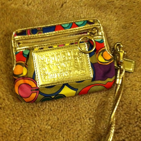 $Reduced$ Poppy Coach Wallet