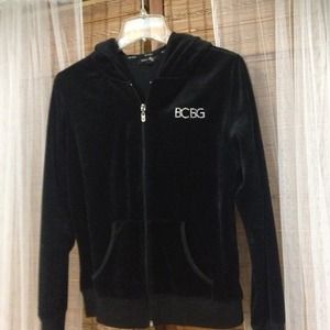2 piece BCBG velour sweatsuit
