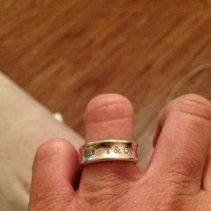 Tiffany&CO. Silver AUTHENTIC ring,women's