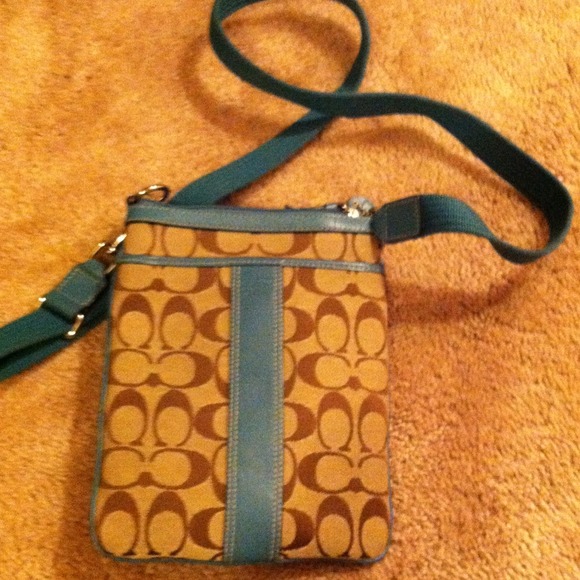 *Reduced* Blue and Brown Small Crossbody